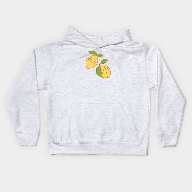 Sour Lemons Kids Hoodie by krowsunn